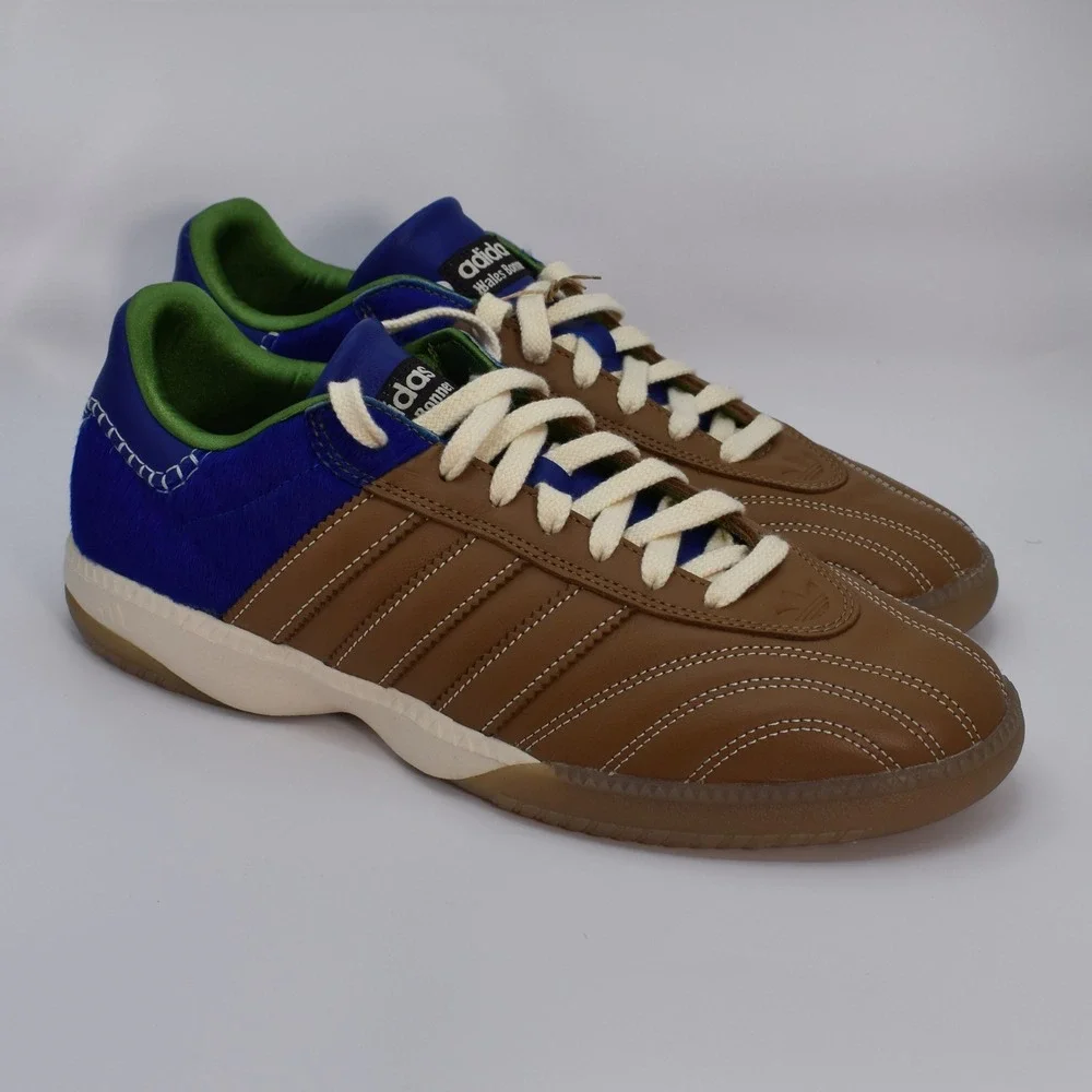Wales Bonner x Adidas Millennium Samba Pony Nappa Sneakers Mens Size 11.5 IF6704 - Picture 4 of 10